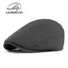 Nuevos Sombreros de Otoño e Invierno para Hombres, Boinas Retro Británicas, Gorras de Pico Cálidas Acolchadas de Algodón, Sombreros Cálidos para Mujeres, Modernos