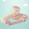 Cabides Plásticos Infantis, Cabides Domésticos para Bebês, Cabides Espessos para Secagem, Cabides para Bebês com Laço