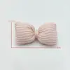 Cor de Doce Algodão Enchido Laço Acessórios DIY Crianças Acessórios de Cabelo Grampo de Cabelo Pelúcia Broche Enchido com Algodão Acessórios de Joias Roupas