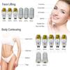 Comercio exterior 2 en 1 enfoque anular RF 3D hifu facial antienvejecimiento lifting reafirmante 7D 9D 12D hifu