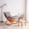 Silla Langosta Nórdica Sillón Reclinable de Ocio Perezoso Venta Directa de Fábrica Mecedora de Ocio Sofá Individual para Sala de Estar Balcón