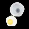 Molde de Silicone para Vela de Aromaterapia Ovo Pochê Macarrão Instantâneo Ovo Duplo Bolo em Formato de Ovo Mousse de Chocolate Fudge