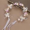 Diadema de corona, tocado, corona de princesa, súper diadema de hada, flor para boda infantil, flor para actuación, anfitriona, fiesta, diadema de muñeca