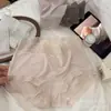 Calcinha feminina de modal grau A para maternidade com acabamento em renda floral francesa, maciez de nuvem, cintura média, comprimento estendido, fundo 100% algodão