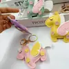 Nuevo Colgante de Unicornio Cosido a Mano Doble Cara Lindo Pegaso Colgante de Equipaje de Cuero Llavero Colgante de Ropa
