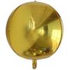 Bola de papel de aluminio 4d 10 pulgadas 15 pulgadas 18 pulgadas 22 pulgadas 32 pulgadas decoración de globo de papel de aluminio redondo 4D globo de helio
