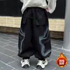 Calças de Fleece para Meninos Outono e Inverno 2025 Novas Roupas Infantis Calças Esportivas Casuais Engrossadas de Inverno Roupas de Inverno para Meninos