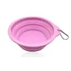 Yama Explosions Pet Portátil Acompanhamento Dobrável Tigela de Silicone Tigela de Arroz para Cachorro Bacia de Comida para Cachorro Tigela de Água para Gato Tigela para Cachorro