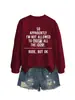 Código europeu comércio exterior desejo europeu e americano moda gola redonda suéter feminino TÃO APARENTEMENTE EU sou plus size solto lazer