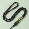 Cadena de cuentas de vidrio tejida a mano de alta calidad ágata colgante de jade Dongling cuerda para colgante de jade cuerda de collar