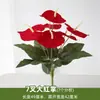Arreglo floral ramo pequeño flor de plástico artificial ramo de flores decoración parterre flor individual tela de seda simulación flor artificial margarita valla soporte campo