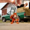 Llavero de Muñeco Gorila Celebridad de Internet Transfronterizo Brazo Largo Acrílico Colgante Creativo Colgante de Felpa Mono Celebridad de Internet