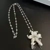 Collar de Flor de Perlas de Múltiples Capas Vintage, Dulce y Fresco, Cadena para Clavícula de Alta Gama, Cadena de Cuello de Lujo Ligero a la Moda