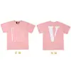 Camiseta de Manga Corta para Hombre 2024 Mismo Estilo que Wang Yibo Oversize Unisex Pareja Colaboración con Amazon Big V Verano