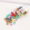 50/lata cor de gelatina nova de primavera e verão para comércio exterior pequeno clipe de garra infantil pequeno grampo de cabelo acessório de cabelo cor grampo de cabelo