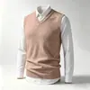 Comercio Electrónico Transfronterizo Nuevo Otoño/Invierno Cuello en V Sin Mangas Punto Z Vest Suéter Base