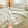 Edredom de Verão de Algodão Lavado com Novo Estilo e Relevo Ultrassônico, Edredom Refrescante de Verão Fofo e Macio, Edredom Fino para Ar Condicionado de Cama de Casal, Núcleo de Edredom Fino para Estudantes