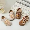 Zapatos Mary Jane Versátiles y Lindos de Dibujos Animados para Niños Mujeres 2025 Verano Nuevo Estilo Coreano No Cansan los Pies Suela Suave Casual Zapatos Únicos