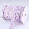 2.5 Transparente Auricularia Renda Acessórios Bilateral Ruffled Stretch Plissado Saia De Casamento Decoração Artesanal