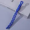 2026 Nuevo Lanyard Tejido de Colores para Teléfono con Puntos Correa de Muñeca Dopamina Hecha a Mano DIY Colgante para Bolsa Juguete