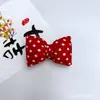 Tecido de Desenho Animado Preenchido com Bolinhas de Algodão Acessórios de Cabelo com Laço Gravata Borboleta DIY Acessórios para Sapatos de Bebê Capa de Celular DIY