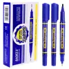 Baoke Mp2906 Pequeño Bolígrafo de Contorno Base Agua Doble Punta Bolígrafo Marcador de Dibujo Artístico Base Aceite Bolígrafo Marcador de Dibujo Infantil