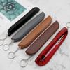 En stock Estuche Sencillo con Cremallera de PU Estuche Protector para Apple Pencil Bolsa Pequeña Portátil para Lápices Protección para Papelería