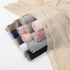 Nuevo Pañuelo de Gasa con Perlas Blancas Transfronterizo, Bufanda Larga para Mujer Estilo Minoría Étnica, Chal Exterior, Pañuelo de Cabeza Malayo
