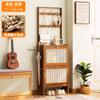 Armário de Sapatos Ultrafino para Entrada de Casa, Armário Vertical Flip-Up com Porta Integrada, Sapateira Extremamente Estreita para Apartamentos Pequenos