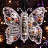 Novo produto transfronteiriço: Borboleta de Presente em Dinheiro de Natal, um ornamento de clipe de borboleta de acrílico para presente