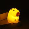 Luminária de Noite de Porquinho da Índia Ornamento Pequeno Presente Porquinho da Índia Silicone Ornamento Criativo de Presente Luz de Ambiente