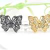 Cristal de color fuerte de 14k hecho a mano con cuentas DIY accesorios broche de mariposa cuentas espaciadoras accesorios para colgante de collar