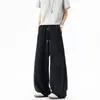 2026 Verão Novo Estilo Japonês Marca da Moda Tamanho Grande Texturizado Casual Versátil Calça Casual Masculina K6856-Moda 40