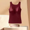 Outono/Inverno Novo Leve Sensação Cetim Sem Costura Quente Colete Patch de Penas Partículas de Massagem Copo Fixo Costas Bonitas Luxo Leve
