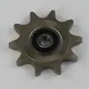 Tensionador automático de corrente de motocicleta com roda sobressalente de três rolamentos, guia de corrente, kit de rolamento de engrenagem separado