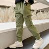 Pantalones Cargo para Niños Transfronterizos, Pantalones de Algodón Estilo Coreano para Primavera y Otoño, Pantalones Elegantes para Niños, Pantalones Casuales de Moda para Niños Mayores