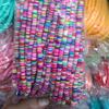 Hilo de cerámica suave de colores 4-8 mm con cuentas de cerámica suave Shim, pulsera, collar, accesorios de joyería hechos a mano DIY