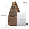 Bolso cruzado para hombre Bolso de hombro de cuero genuino Gran capacidad Bolso de pecho para hombre Bolso de mensajero casual simple de capa superior de cuero genuino de piel de vaca Bolso para hombre