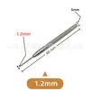 Herramienta de Reparación de Relojes Desmontaje y Montaje Correa de Reloj Desmontaje y Montaje Correa de Reemplazo para Correa de Reloj Lote de Oreja Fina 1.2mm Lote de Oreja Única