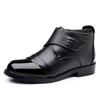 Zapatos de Algodón para Hombre Invierno 2024 Zapatos de Cuero Cálidos con Forro de Felpa para Hombres de Negocios Zapatos Casuales Estilo Británico Zapatos de Cuero Engrosados Pintados para Hombres