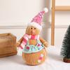 Boneco de Homem de Gengibre Natalino Fofo Americano Tecido Desenho Animado Boneco Decoração de Boneco de Neve Decoração de Árvore de Natal Boneco