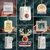 Porta Dinero Único de Navidad Cartera de Madera Navideña Colgante de Regalo en Efectivo