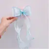 Banda para el cabello para niños Lazo de arcoíris para niña Pinza para el cabello trenzado Tocado Cinta para cola de caballo Horquilla Accesorios para el cabello de primavera y verano para niñas