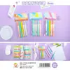 Loja de Departamentos Duas Yuan Atacado Caneta Marca-Texto Cartão para Pendurar 5 Canetas Marca-Texto de Haste Grossa Pincel de Pintura Infantil Papelaria de Aprendizagem Atacado
