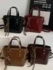 Bolso Cubo Casual Vintage Shuai Mi Jia para Mujer, Bolso de Hombro de Moda Tendencia Otoño 2026, Bolso de Mujer Estilo Coreano