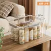 Caja de Almacenamiento Transparente Portátil para el Hogar, Caja de Almacenamiento Engrosada para Ropa, Juguetes, Snacks, Caja de Medicamentos de Gran Capacidad, Caja de Almacenamiento de Plástico