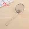 Cozinha Aço Inoxidável Filtro Colher Óleo de Graxa Pendurável Filtro Colher Óleo Doméstico Resíduo Pequeno Colander Net Colander