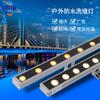 Focos Led Lineales de Lavado de Pared Impermeables para Exteriores para Señales Publicitarias de Puentes, Celebraciones de Bodas, Luminarias de Tira de Control Externo con Función de Atenuación