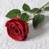 Simulación de una sola princesa rosa para boda, decoración de sala de estar, regalo retro francés para el Día de San Valentín, flores falsas
