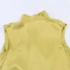 Comercio Exterior Ropa de Mujer Nuevo Estilo Verano Estilo Chica Caliente Textura de Satén de Seda Camisa sin Mangas con Lazo Top